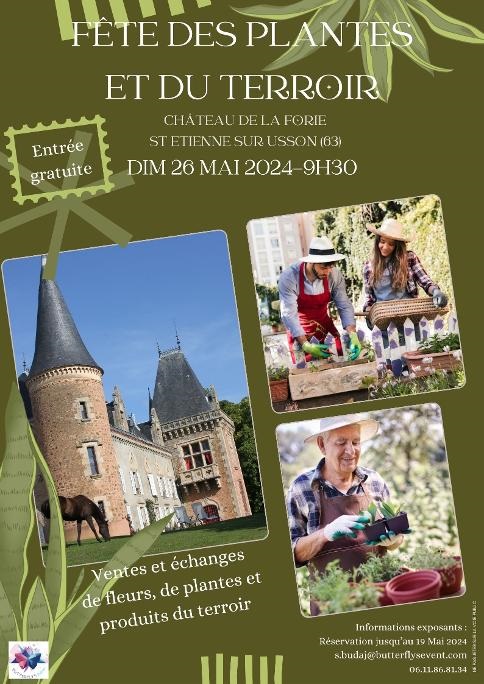 Fête des plantes chateau de la Forie